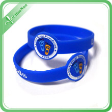 Free Sample Cutomized Silicone Wristband for Wholesale